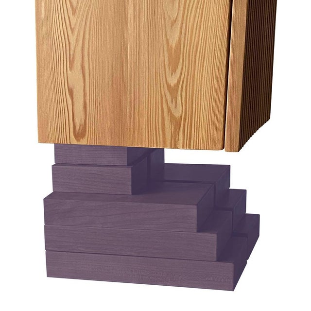 Not Yet Made - Made To Order Maya Viola Intenso Totem by Pietro Meccani for Meccani Design For Sale - Image 5 of 7