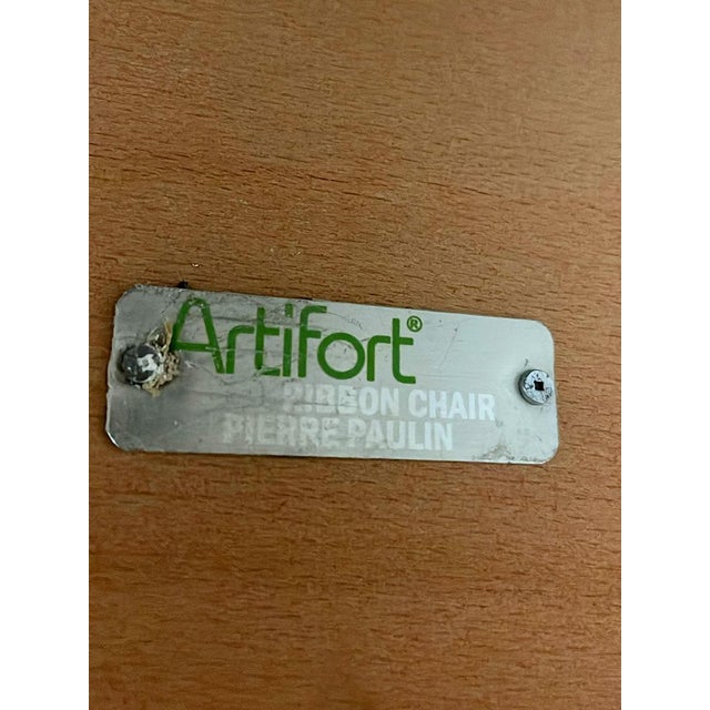 Dutch Ribbon Easy Chair by Pierre Paulin for Artifort, 1990s For Sale - Image 6 of 7