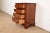 Brown Stickley Georgian Solid Cherry Wood Nightstand or Bachelor Chest For Sale - Image 8 of 17