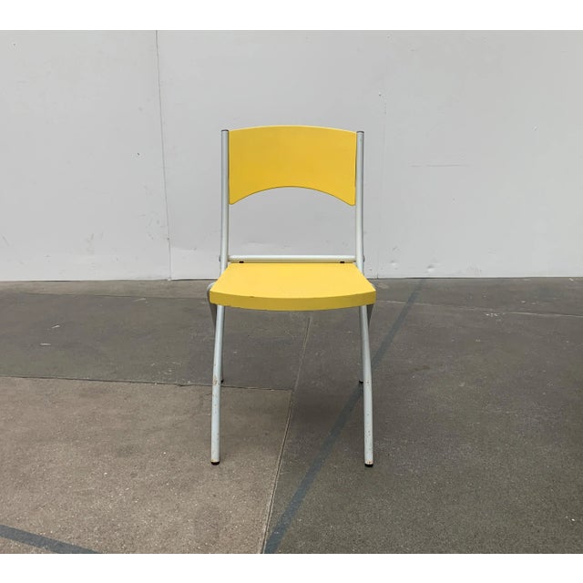 Vintage Italian Folding Chair from Fly Line For Sale - Image 4 of 18