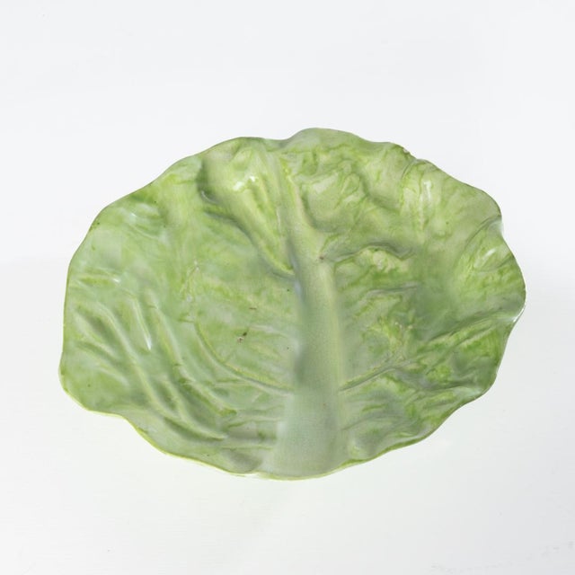 Antique Lettuce Ware Dishes - 8 pcs For Sale - Image 11 of 18