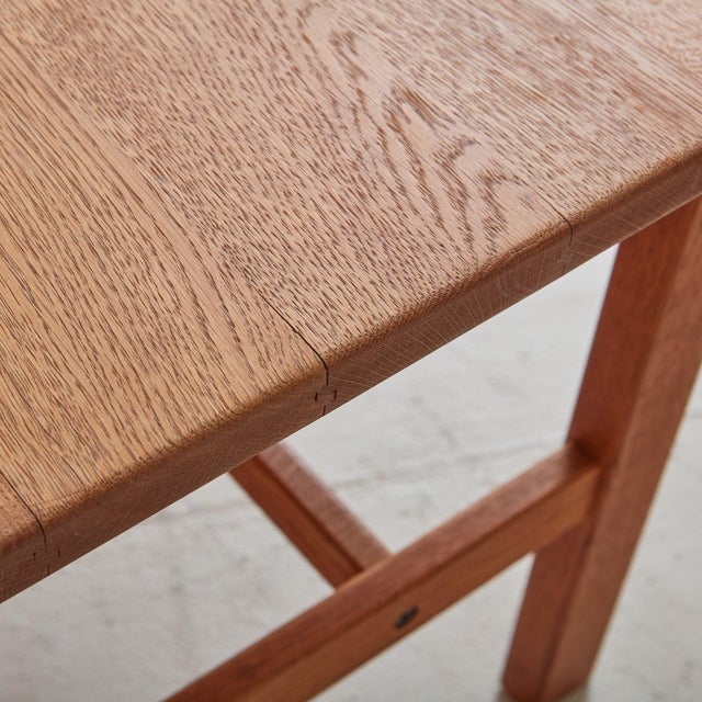 Wood Square Wood Coffee Table Attributed to Kurt Østervig, Denmark 1960s For Sale - Image 7 of 11