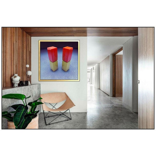 Mid-Century Modern Two Posts - B, Ronald Davis For Sale - Image 3 of 5