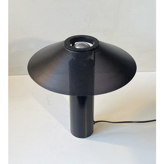 Danish Minimalist Table Lamp by Hans Schwazer for Royal Copenhagen, 1970s For Sale - Image 12 of 13