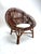 Mid-Century Italian Bamboo Shell Armchair, 1950s For Sale - Image 3 of 10
