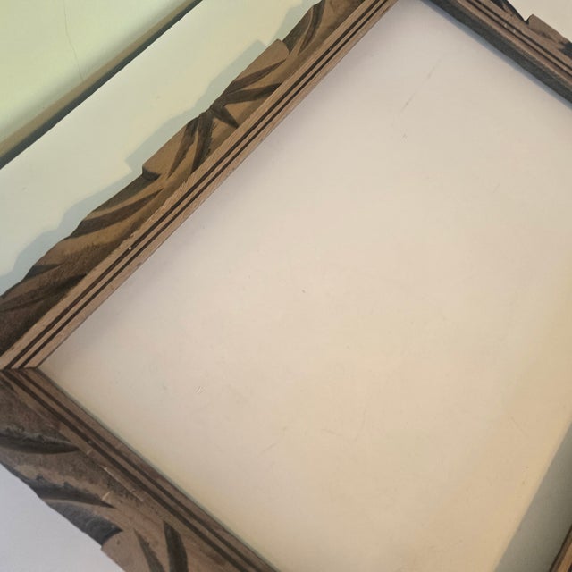 Folk Art Primitive Trompe Frame For Sale - Image 3 of 13