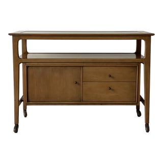 Vintage Rolling Bar Cart by Century For Sale