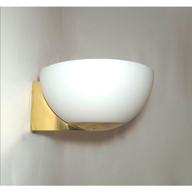 Opaline Glass Sconce from Glashütte Limburg, 1970s For Sale - Image 11 of 12