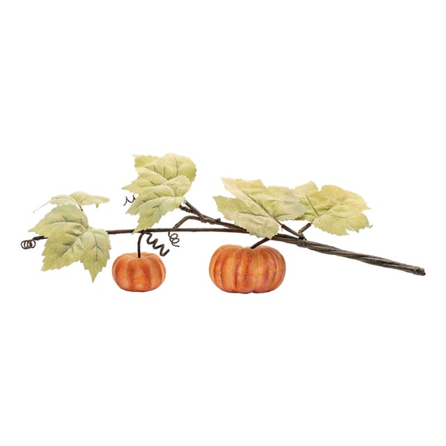 Fall Pumpkin Vine (Set of 2) For Sale