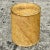 Vintage Coastal Pencil Reed Drum Side Table For Sale - Image 4 of 5