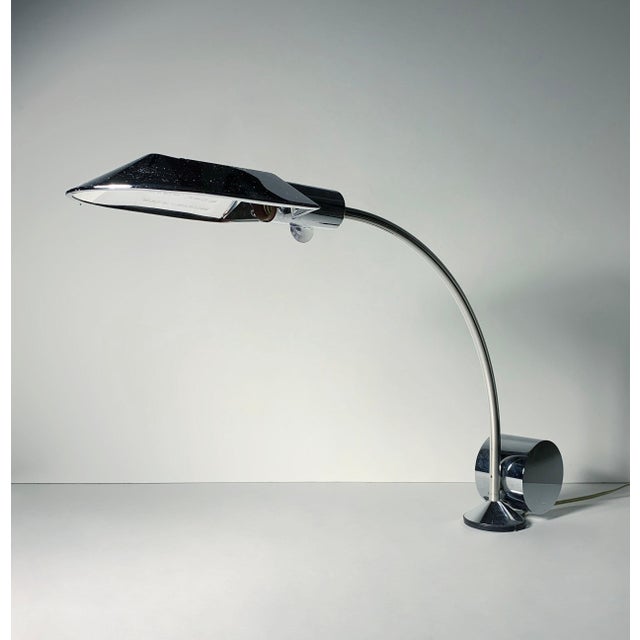 Mid-Century Modern Cedric Hartman Chrome Desk Lamp For Sale - Image 3 of 8