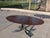 Wood 1970s Walnut Starburst Oval Dining Table by Osvaldo Borsani for Stow Davis For Sale - Image 7 of 18