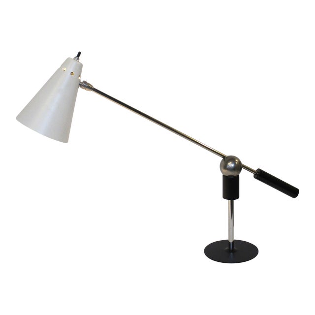 Gilbert Watrous Industrial Style Table Lamp by Heifetz For Sale