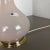 Mid-Century Italian Opaline Murano Glass Table Lamp from Cenedese Vetri For Sale - Image 4 of 17