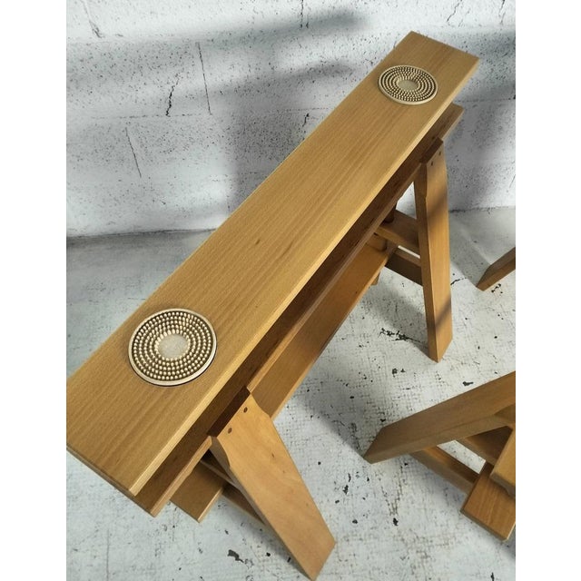 Leonardo Height-Adjustable Table in Wood by Achille Castiglioni for Zanotta, 1970s For Sale - Image 13 of 15