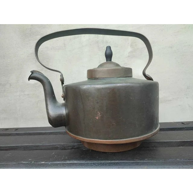 Vintage Kettle in Copper For Sale - Image 9 of 10