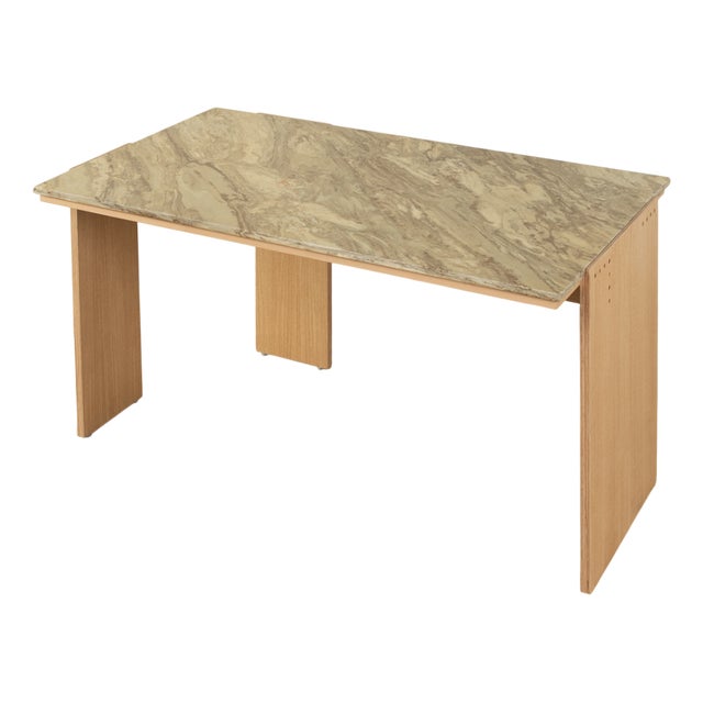 Three-Legged Marble Desk, 1960s For Sale