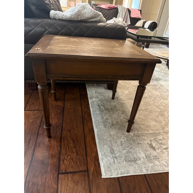Wood Vintage Century Furniture One-Drawer Accent Table For Sale - Image 7 of 9