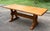 Vintage French Country Trestle Dining Table For Sale - Image 4 of 12