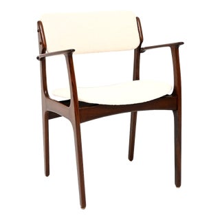 Vintage Danish Desk Chair by Erik Buch for Oddense Maskinsnedkeri, 1960s For Sale