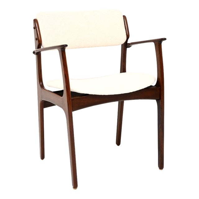Vintage Danish Desk Chair by Erik Buch for Oddense Maskinsnedkeri, 1960s For Sale