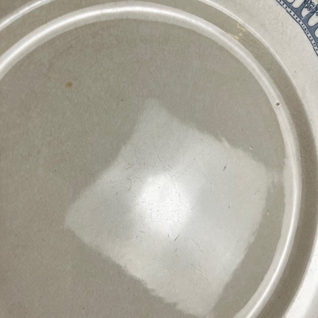 Round Ironstone Dish from Salins, 1890s For Sale - Image 10 of 12