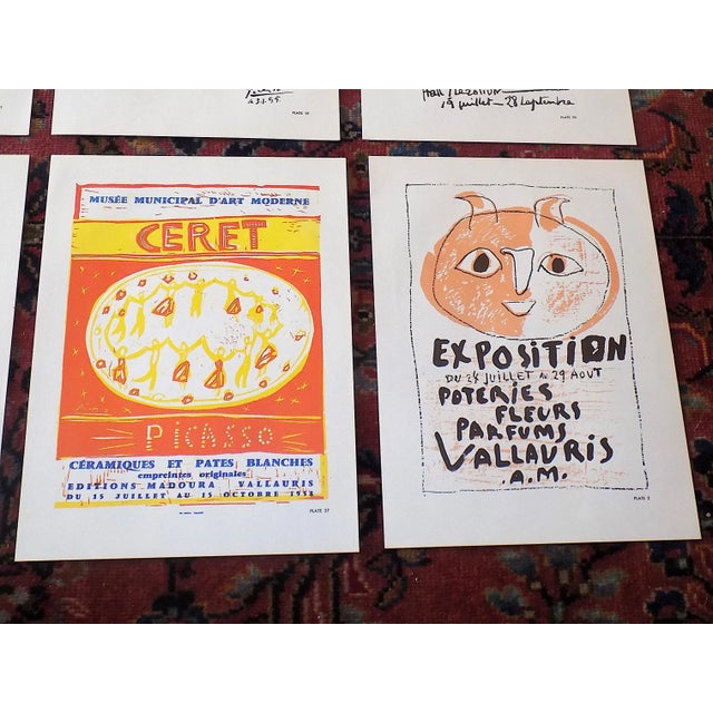 Printmaking Materials Vintage Mid Century Modern Picasso Lithographs - Set of 12 For Sale - Image 7 of 8