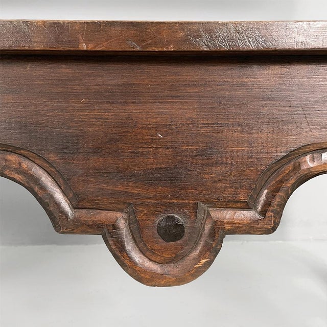 Italian Antique Wooden Bench, 1820s For Sale - Image 13 of 18