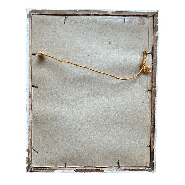 Pencil Drawing of a Collie Dog on Paper and Framed in Wood Frame Signed, 1940 For Sale In Oklahoma City - Image 6 of 6