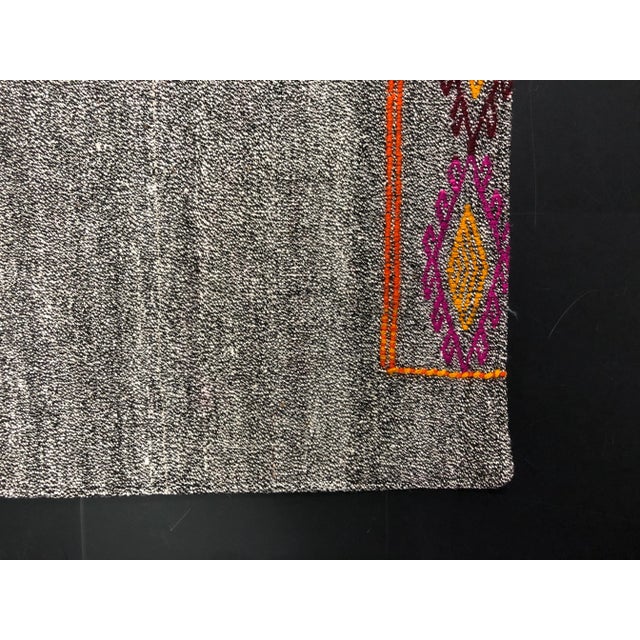 Vintage Turkish Handwoven Aztec Corridor Kilim Rug - 2′3″ × 7′3″ For Sale - Image 10 of 11