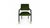 Not Yet Made - Made To Order Arches Dining Chairs in Green Cotton Velvet from InsidherLand, Set of 6 For Sale - Image 5 of 6