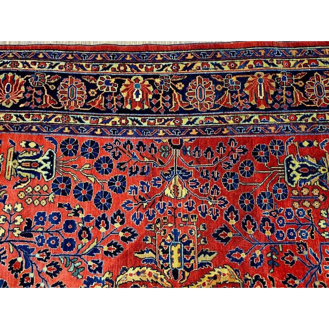 Antique Sarough Farahan Rug For Sale - Image 10 of 11