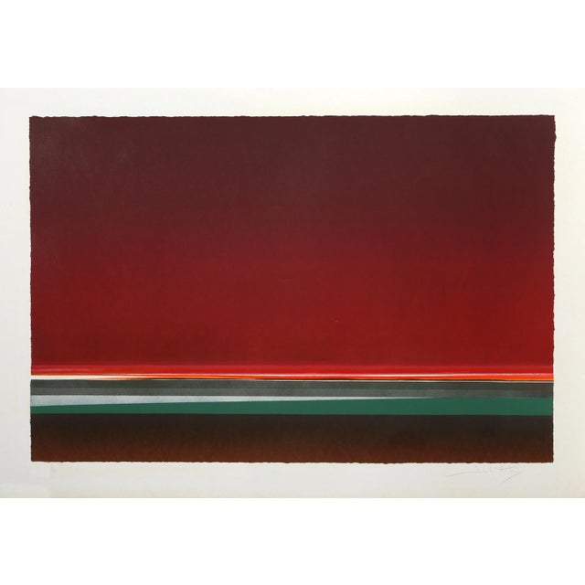 Red Sky - John Stritch, Screenprint For Sale - Image 4 of 4