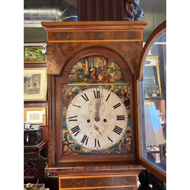 Antique Scottish Mahogany Grandfather Longcase Clock by David Wilson, Stewarton, C. 1860 [Lc] For Sale - Image 4 of 12
