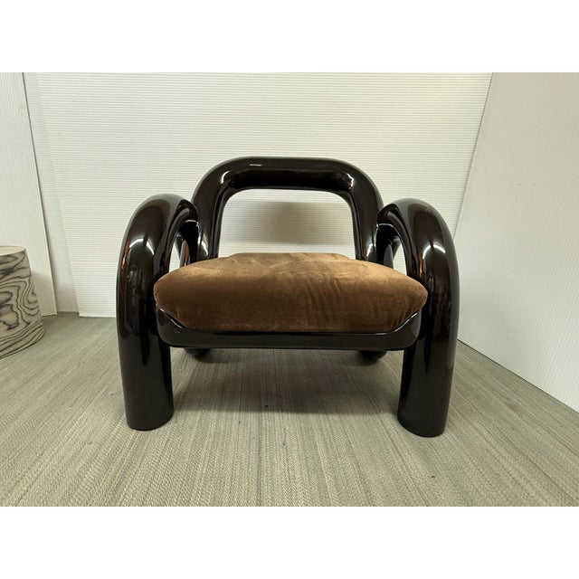 2020s Caracole Gelee Accent Chair, Chestnut For Sale - Image 5 of 12