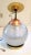 Vintage industrial Holophane globe pendant chandelier from Paris, France circa 1950's-60's. Large, bi-textured glass shade...