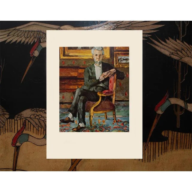 1950s 1950s After Paul Cezanne "Portrait of Victor Chocquet" First Edition Photogravure For Sale - Image 5 of 7