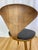 1960s 1960s Nuevo Satine Dining Chairs With Black Leather Seats - Set of 4 For Sale - Image 5 of 9