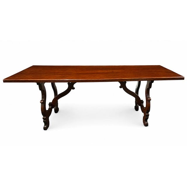 Large 19th Century Wooden Refectory Table For Sale - Image 3 of 7