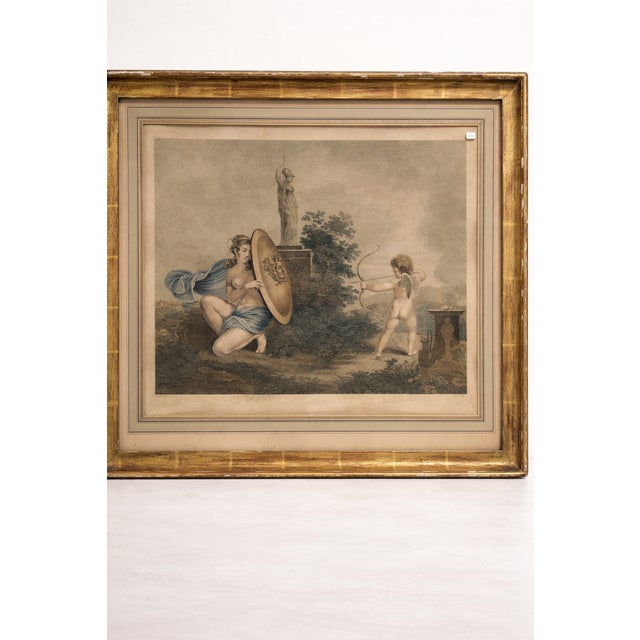 Scene with Medusa, Engraving, 1920s-1940s, Framed For Sale - Image 4 of 4