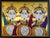 Oil painting mix-media gold leaf.