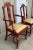 Early English Georgian Queen Anne Style Red & Gilt Chinoiserie Dining Chairs -S/10 For Sale In Atlanta - Image 6 of 13