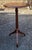 A Late 20th Century Solid Cherry Tripod Pedestal Side Table Candle Stand / Dimensions: 15" in width, 15" in depth and...