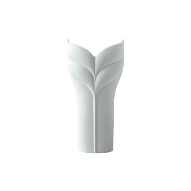 Ceramic Bisque Porcelain Vase by Uta Feyl for Rosenthal, 1980s For Sale - Image 7 of 7
