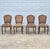 This is an elegant set of 4 Louis XV style dining chairs by Italian furniture maker Chateau d’Ax. The chairs feature...