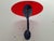 Black Postmodern Wall Lamps in Red and Yellow Satin Glass with Black Lacquered Metal Structure, Italy, 1980, Set of 2 For Sale - Image 8 of 17