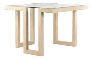 Castile Dining Table in Roman Travertine and Marble by Joaquín Moll