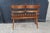 Mid 20th Century Tell City Hitchcock Style Maple Rumford & Gold Stenciled Spindle Back Bench For Sale - Image 13 of 15