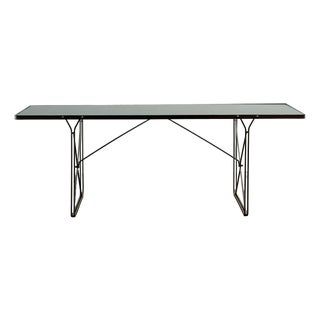 Moment Dining Table in Glass by Niels Gammelgaard for Ikea, Sweden, 1980s For Sale