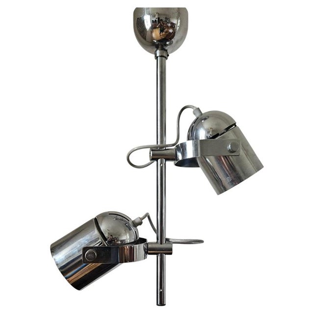 Mid-Century Ceiling Chrome Lamp from Lidokov, 1970s For Sale - Image 11 of 11
